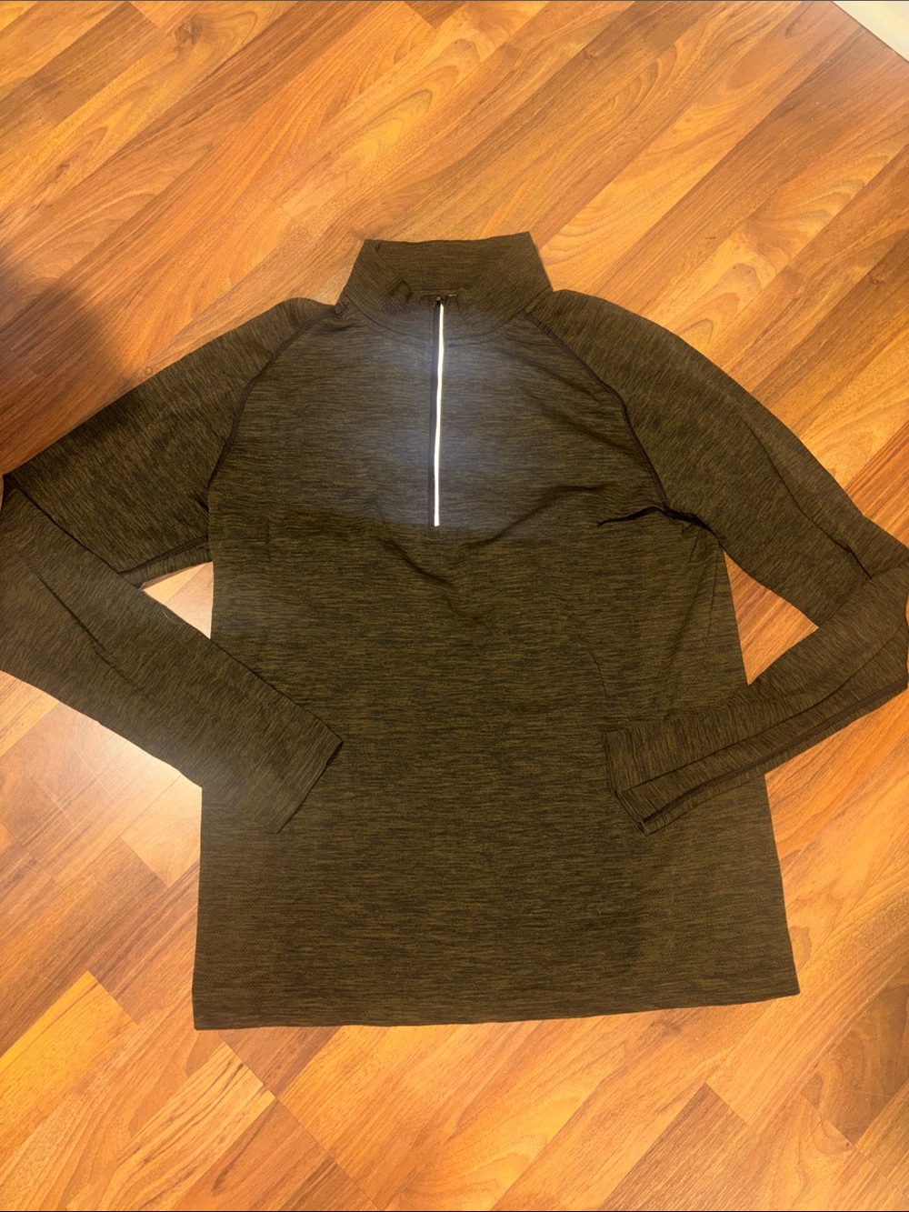 lululemon Men’s Dark Green Quarter-Zip Pullover | Large